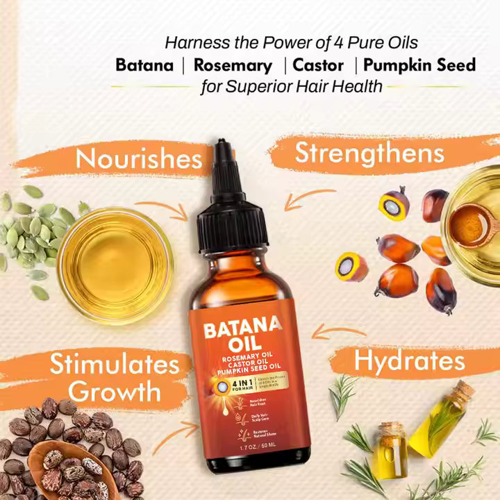 BATANA OIL SERUM 4 IN 1 FOR HAIR